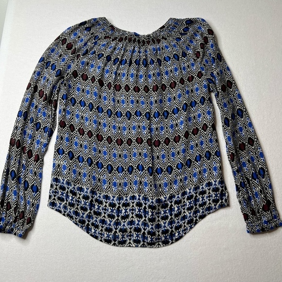 Lucky Brand Women's Blouse Boho Hippie Flowy Shirt Top Size Small - Picture 9 of 11